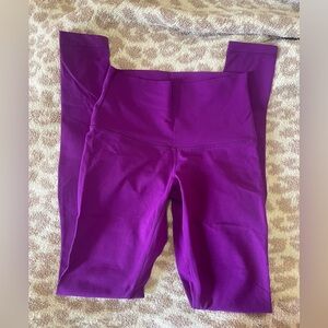 Purple high waisted, full length Lululemon leggings